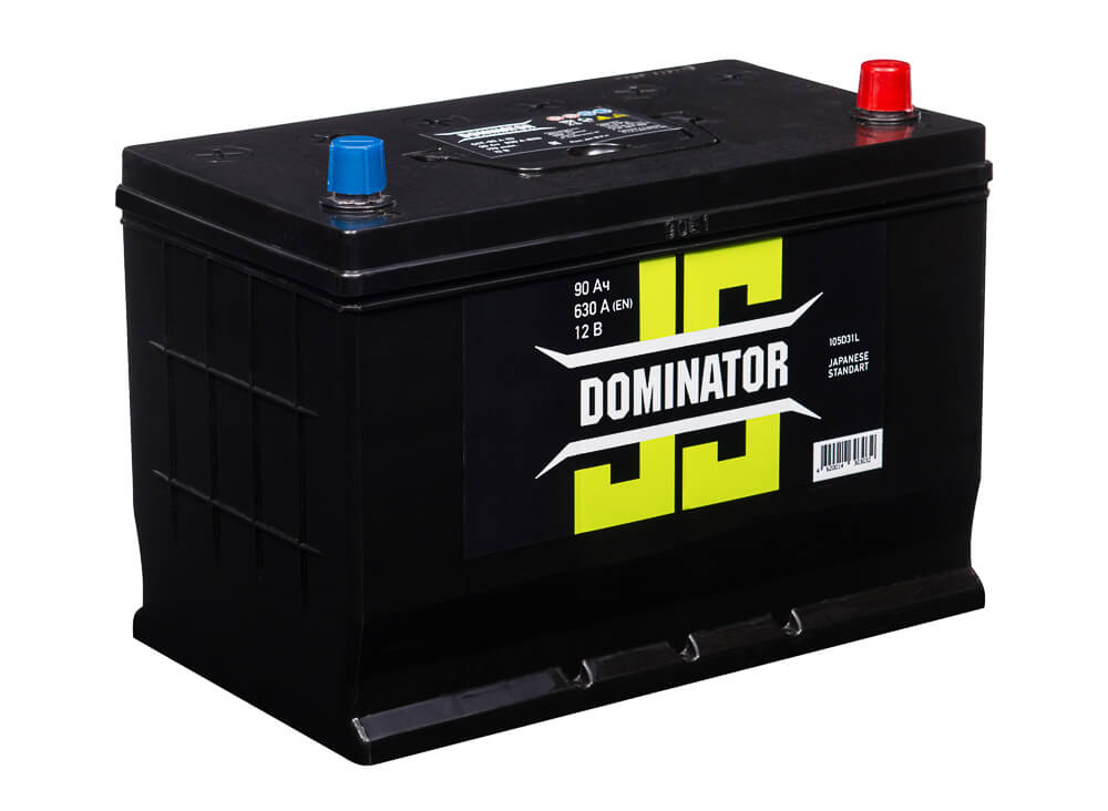 Аккумулятор автомобильный DOMINATOR (JIS) 6ст-90 А/ч D31 (о.п.)